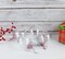 RN'D Toys Clear Fillable Ornaments - Shatterproof Transparent Plastic Craft Ornament Balls Decorations with Red and White Ribbon for DIY Christmas Ball Sphere Ornament Set - Pack of 24